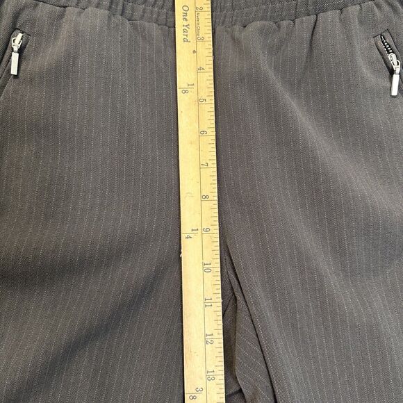 Chico's Women’s Size 0 Small Pull On Pants‎ Elastic Waist Casual Stripes Pockets - Picture 4 of 11